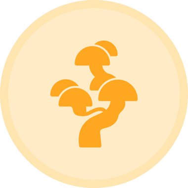 mantar web simgesi basit tasarım