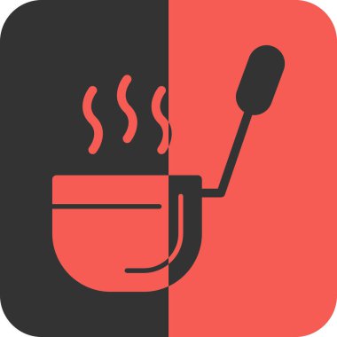 kahve fincanı ikonu vektör illüstrasyonu