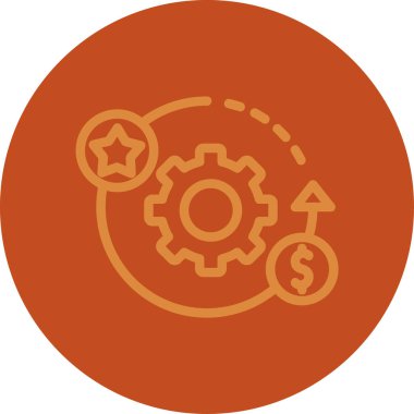 Teçhizat Web simgesi basit illüstrasyon