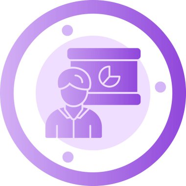 Çantalı bir adamın vektör çizimi