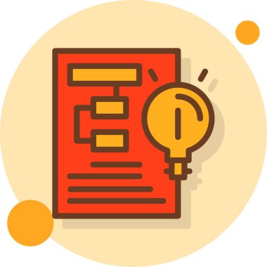 iş belge simge vektör çizim