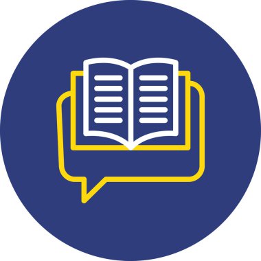 kitap simgesi vektör illüstrasyonu