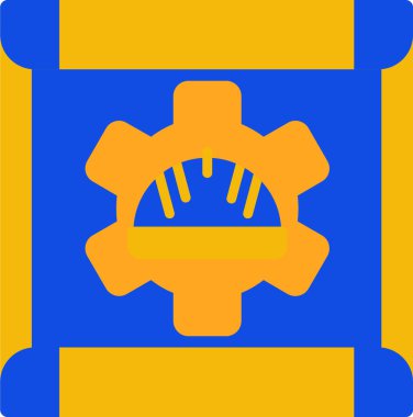 Teçhizat Web simgesi basit illüstrasyon