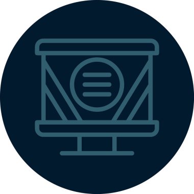 seo modern simgesinin vektör illüstrasyonu