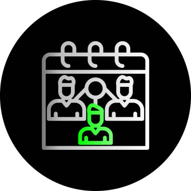 seo modern simgesinin vektör illüstrasyonu