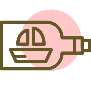 Pil. Web simgesi basit illüstrasyon