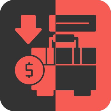 Fırsat ve para vektör simgesi