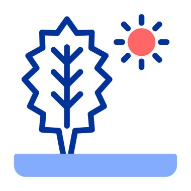 Güneş simgesi, vektör çizim web