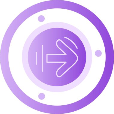 ok simgesi vektör illüstrasyonu