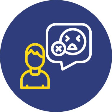 Sohbet baloncuğunun vektör çizimi