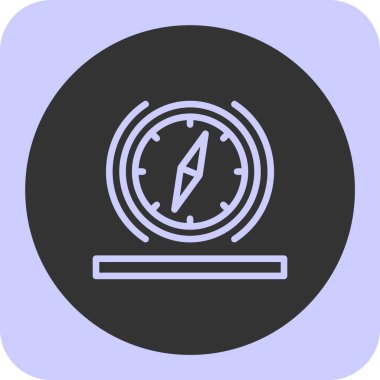 pusula simgesi, vektör illüstrasyonu