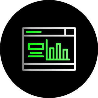 çubuk grafik vektör çizim