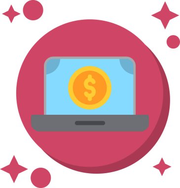 para düz ikon vektör illüstrasyonu