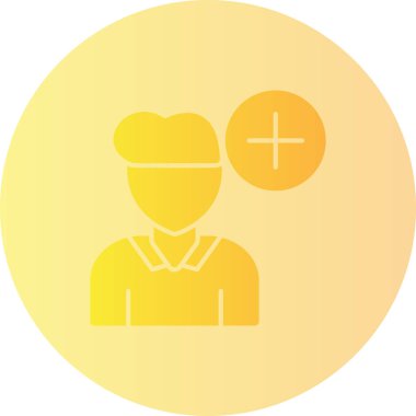 Bir kadın simgesinin vektör illüstrasyonu