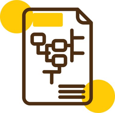 belge web simgesi vektör illüstrasyonu