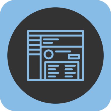 Haberlerin vektör simgesi, haber kavramı