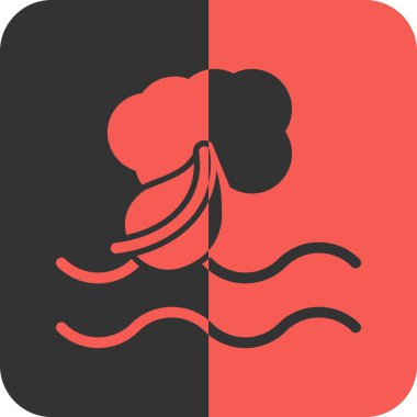 Gıda simgesinin vektör illüstrasyonu