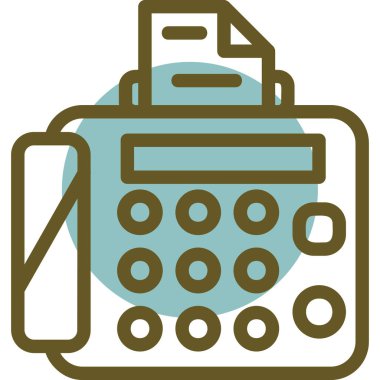 Hesap makinesi. Web simgesi basit illüstrasyon