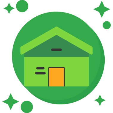 ev simgesi vektör illüstrasyonu