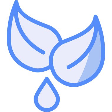 Su damlası. Basit resimleme