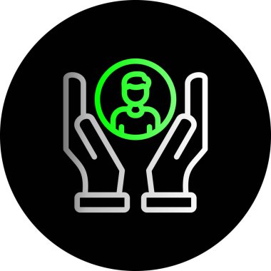 seo modern simgesinin vektör illüstrasyonu