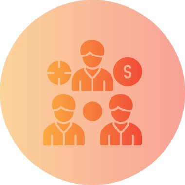 İnsan simgesinin vektör illüstrasyonu