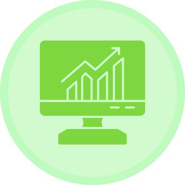 grafik ikonu vektör illüstrasyonu
