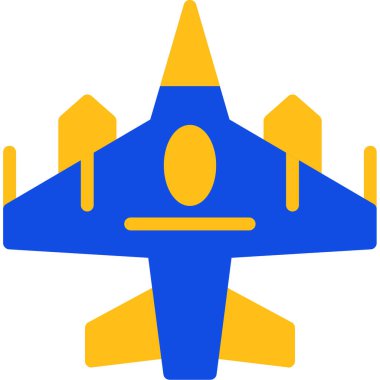 uçak ikonu vektör illüstrasyonu