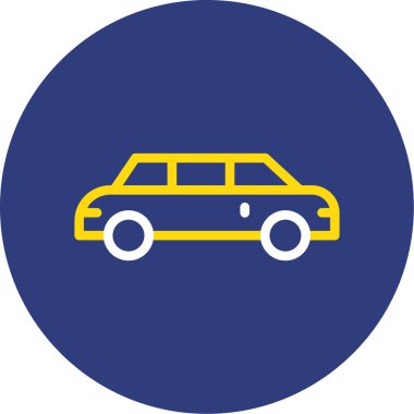 araba simgesi vektör illüstrasyonu