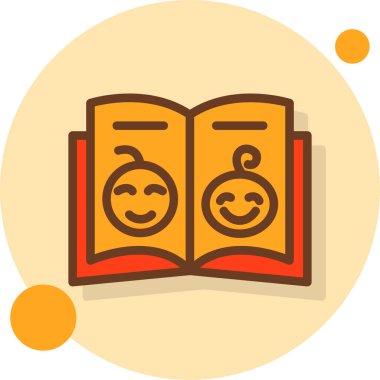 kitap simgesi vektör illüstrasyonu