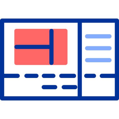 Web ve mobil illüstrasyon vektör simgesi