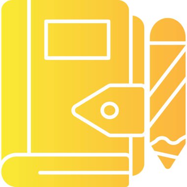 kitap web simgesi vektör illüstrasyonu