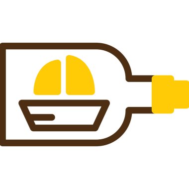 Moda Biçimli Batarya Simgesi İzole Arkaplan