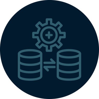 seo modern simgesinin vektör illüstrasyonu