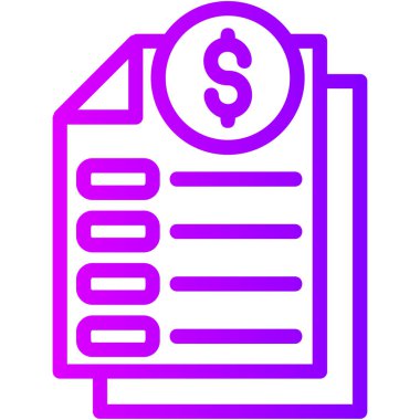 Bill simgesi, vektör illüstrasyon tasarımı