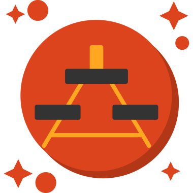 Modern simgenin vektör illüstrasyonu