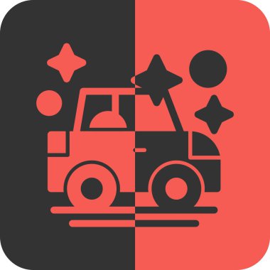 Modern oto tamir simgesinin vektör illüstrasyonu