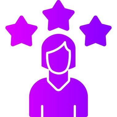 yıldız simgesi vektör illüstrasyonu