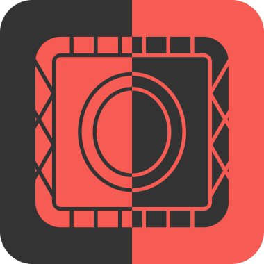 kamera simgesi vektör illüstrasyonu