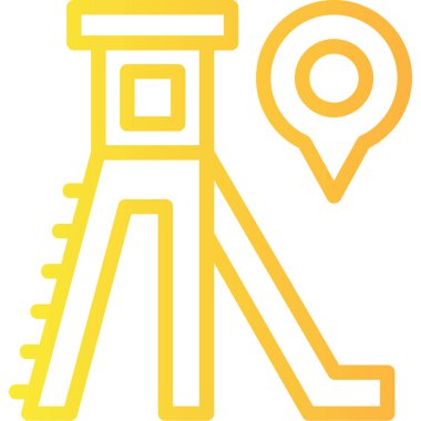 gps. Web simgesi basit illüstrasyon