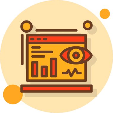 analitik analitik pazarlama simgesi - taslak biçimi