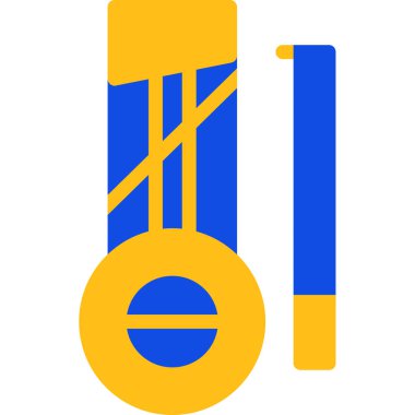 Madalya. Web simgesi basit illüstrasyon