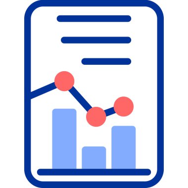 grafik ikonu vektör illüstrasyonu