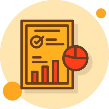 iş grafiği ikon vektör illüstrasyonu