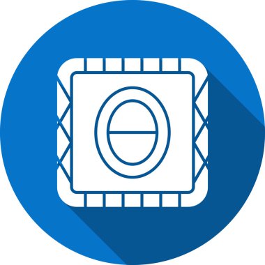 Bir bilgisayar simgesinin vektör illüstrasyonu