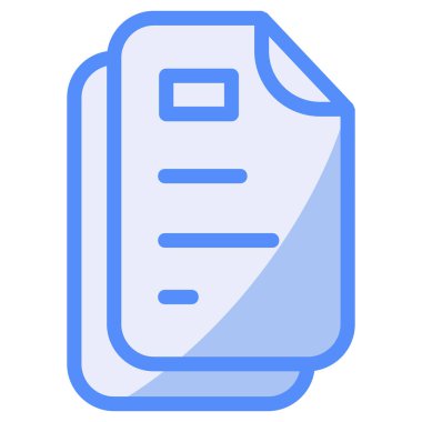 Dosya. Web simgesi basit illüstrasyon