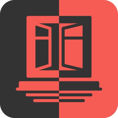 Moda tasarımı içerisindeki kitap simgesi izole arkaplan