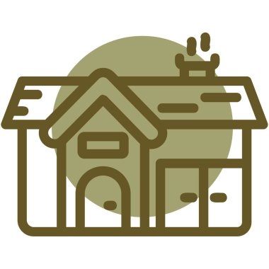 Ev simgesi vektör illüstrasyonu