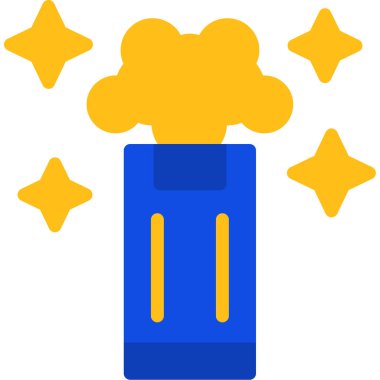 Düz bir içecek ikonu.