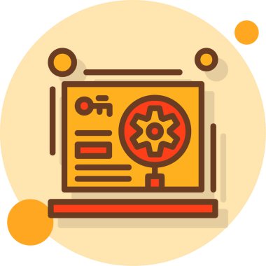 Web tasarım simgesi, vektör illüstrasyonu